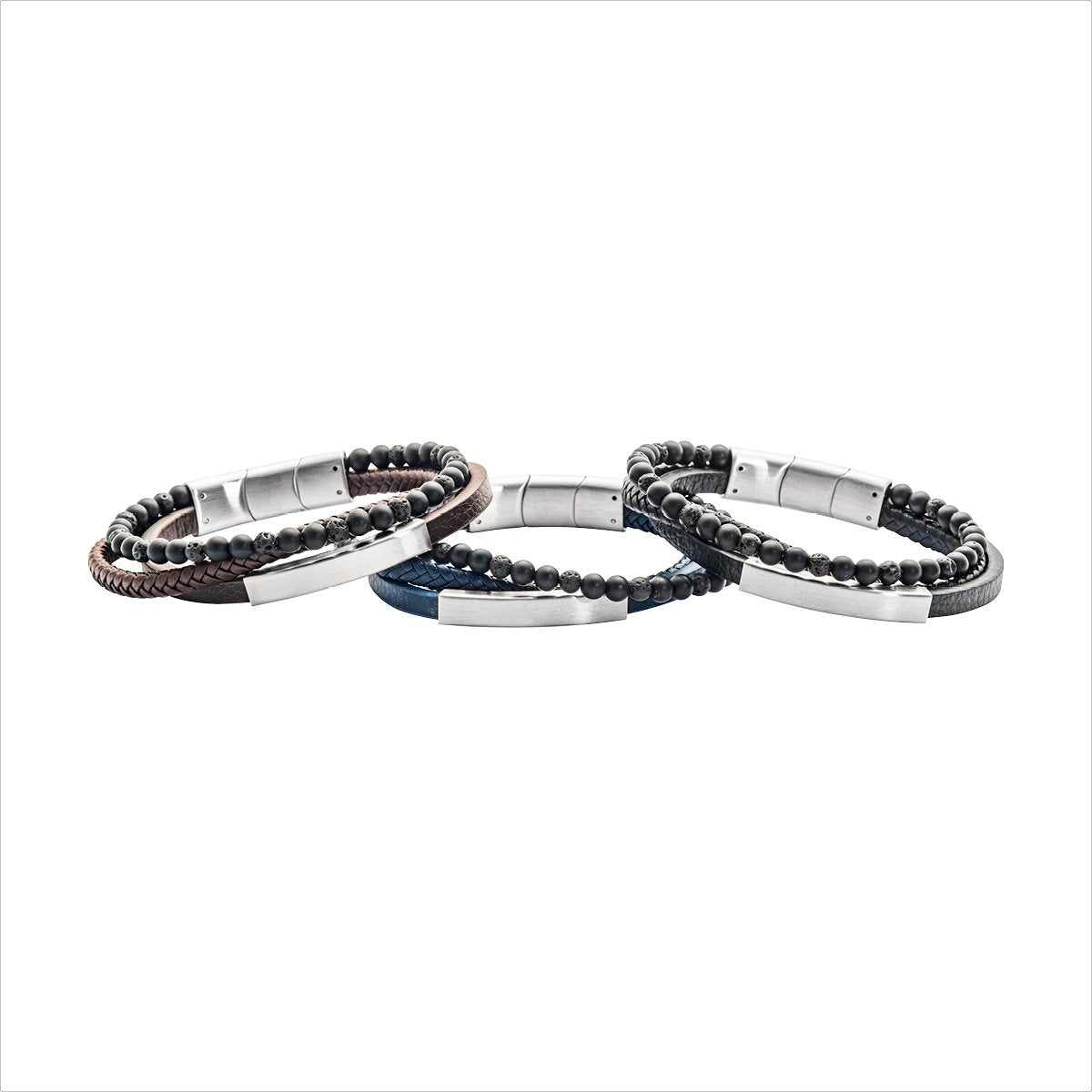 Auranto - Lederarmband schwarz - CRYSTAL UNTERBERGER