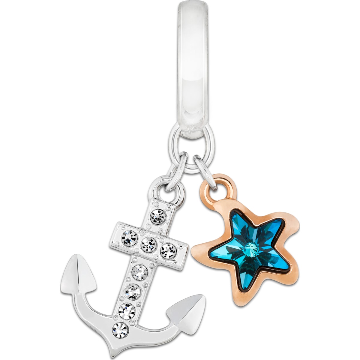 Swarovski - CHARM ANCHOR CRY/PDS - CRYSTAL UNTERBERGER