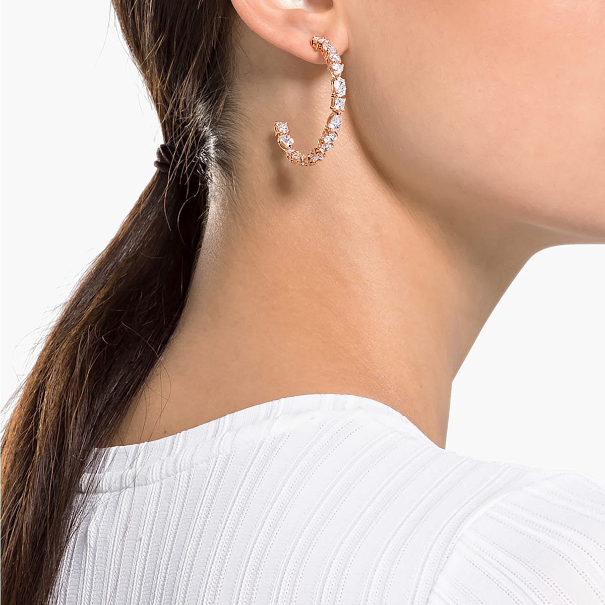 Swarovski hot sale tennis earrings