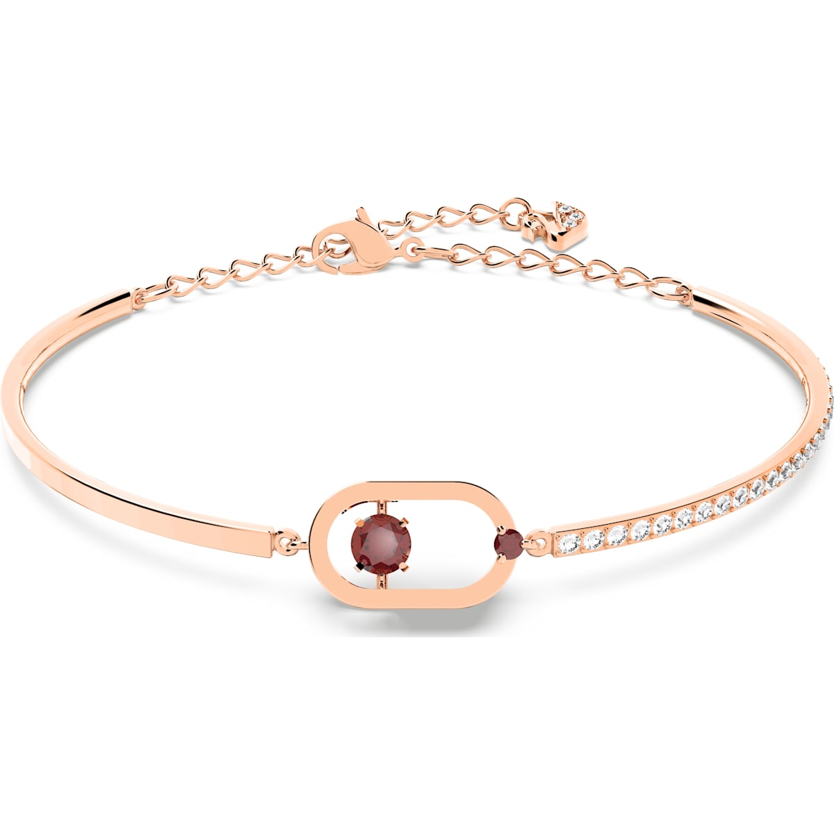 Swarovski - North Armband, Rot, Rosegold-Legierungsschicht - CRYSTAL UNTERBERGER